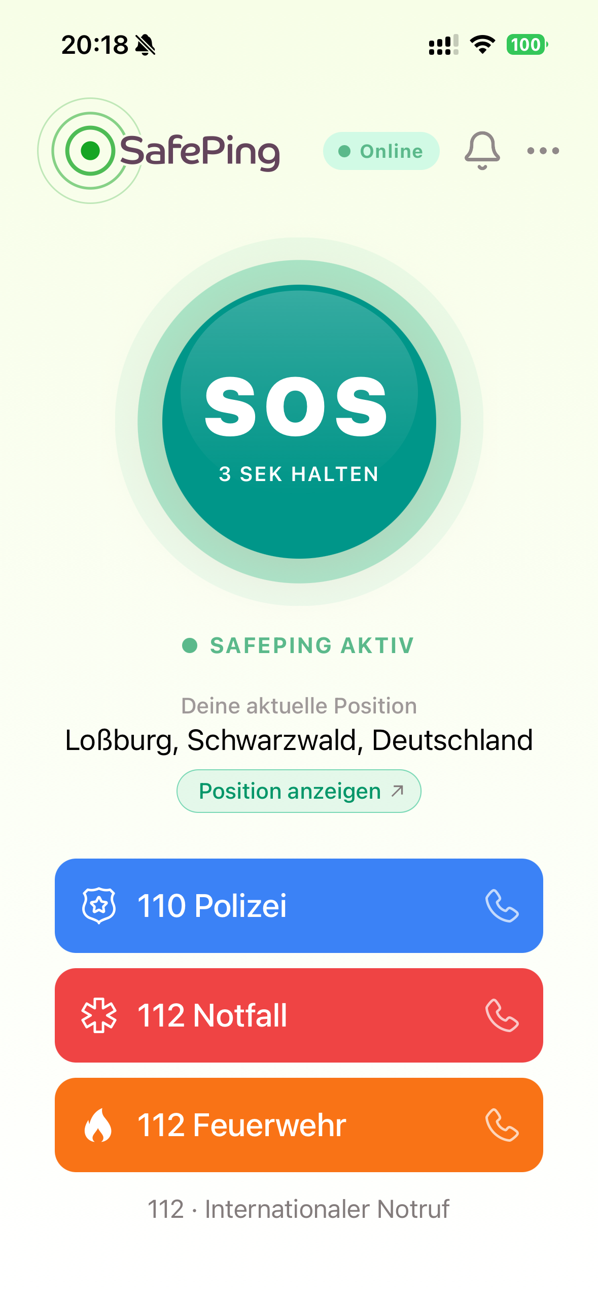 SafePing — Home