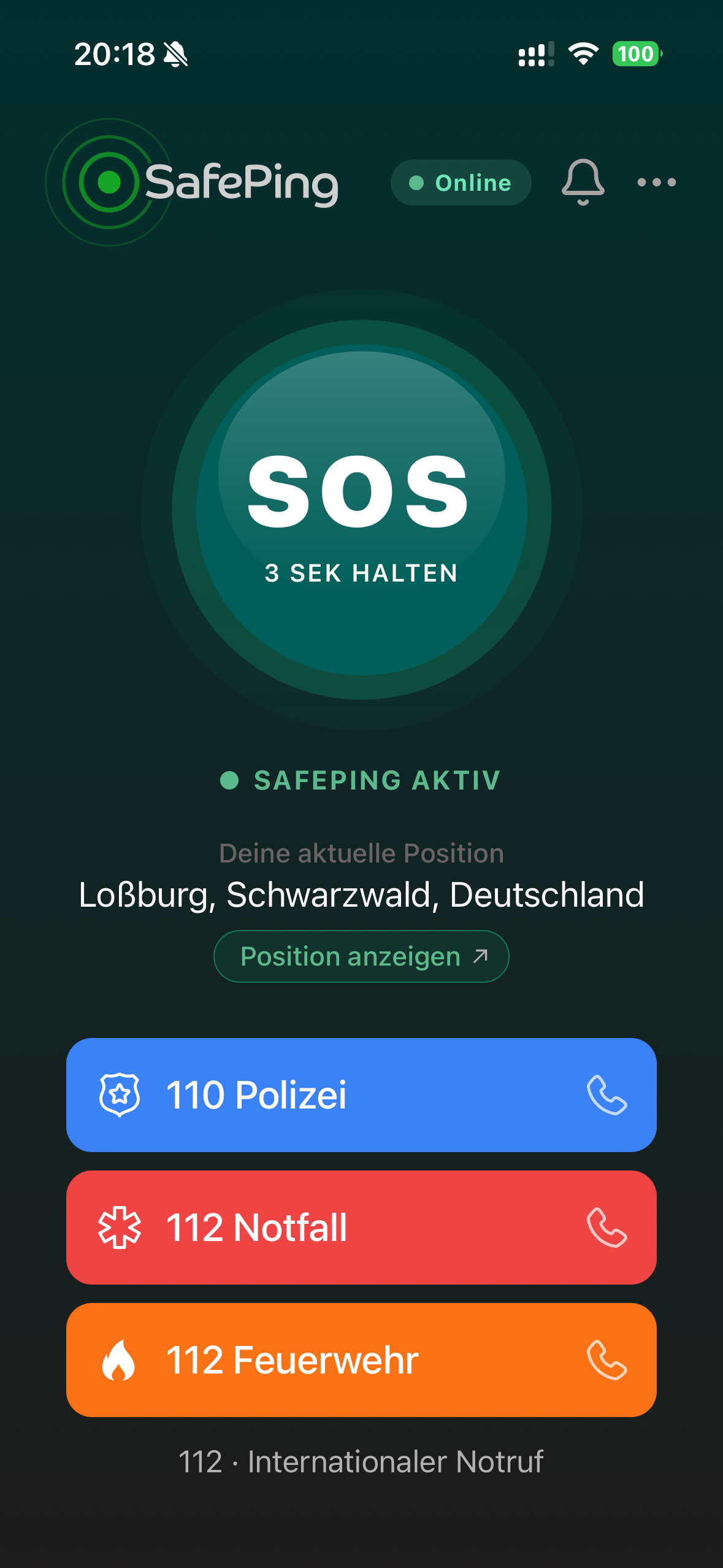 SafePing — Home