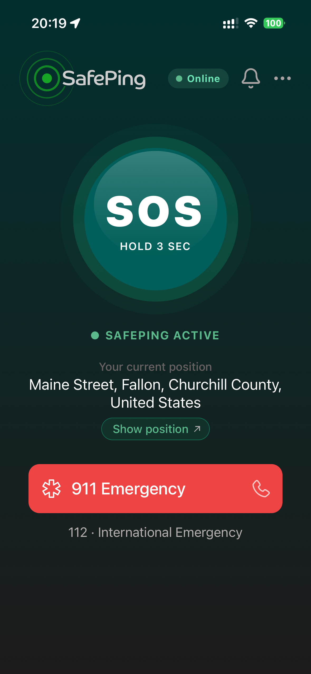 SafePing — Home