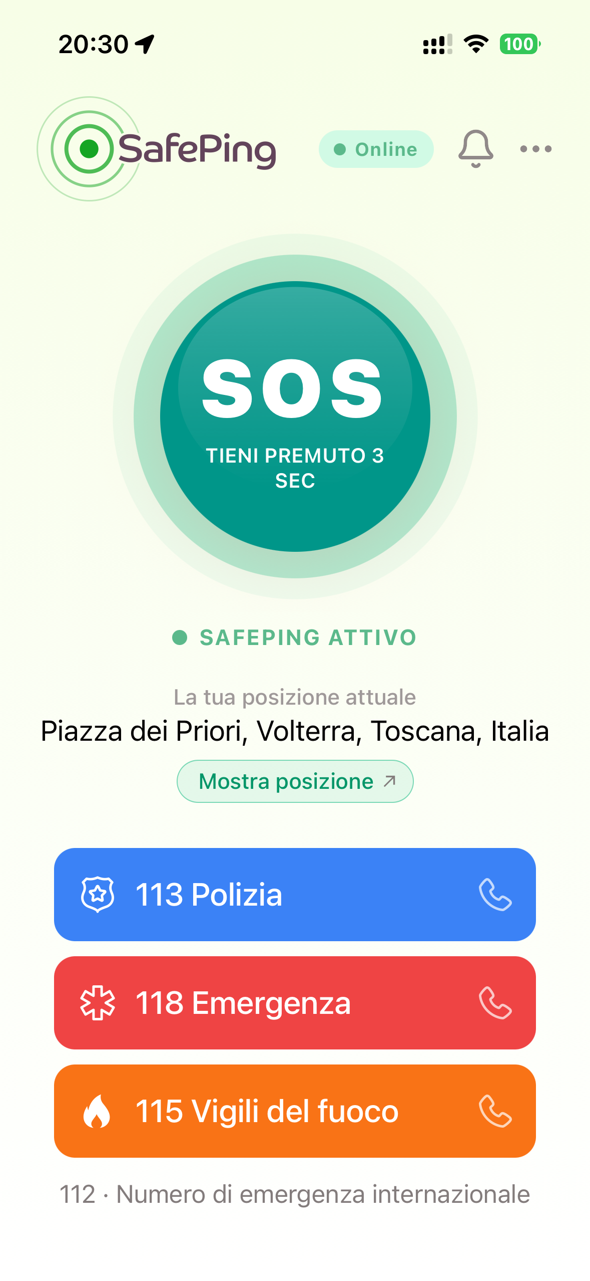 SafePing — Home